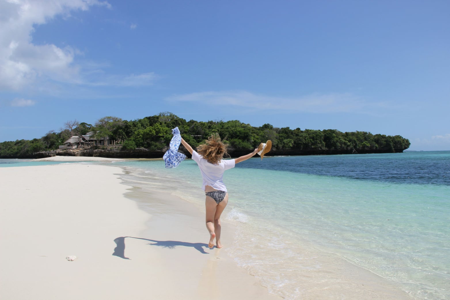 Zanzibar white sand beach