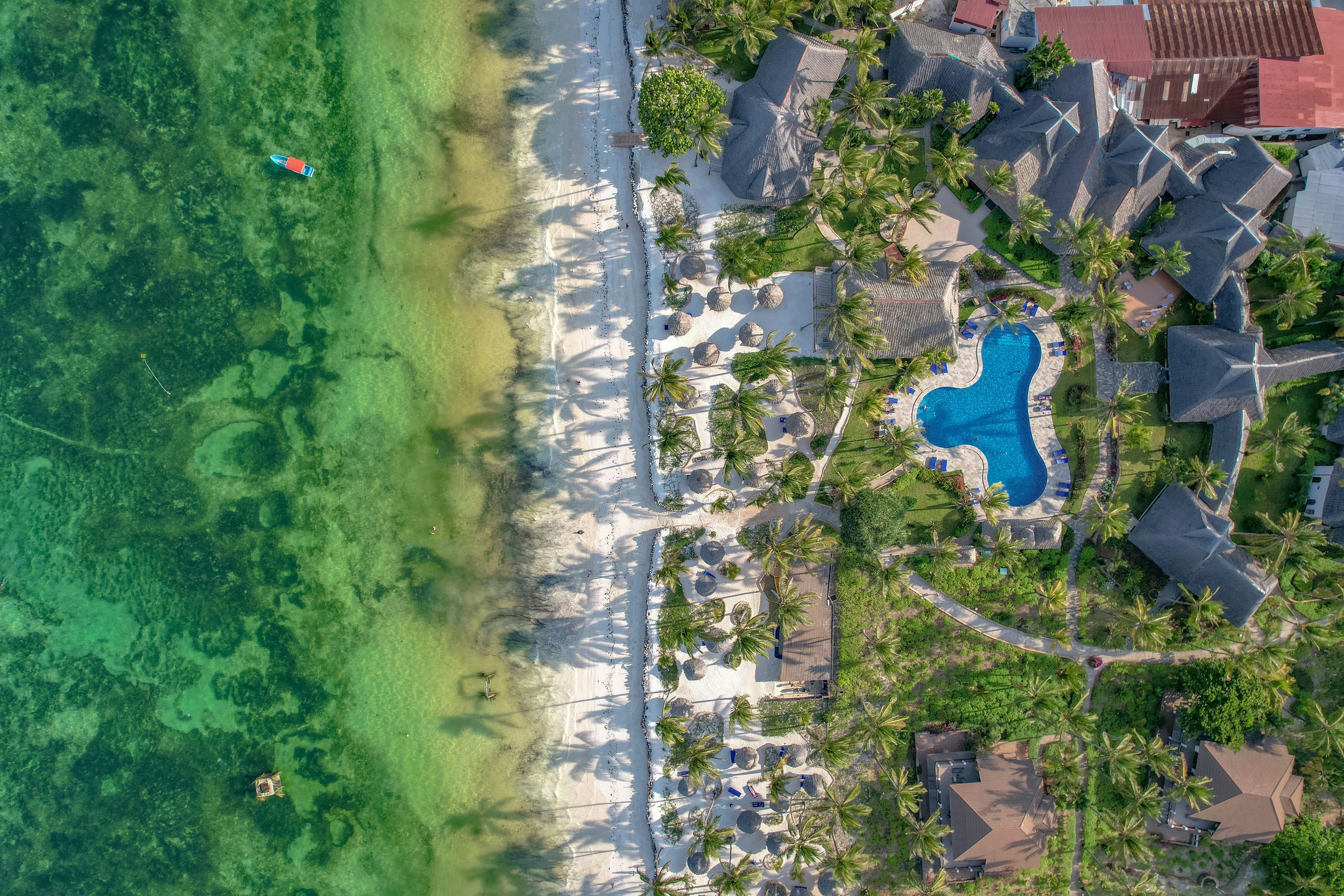 Zanzibar Island — turquoise waters and white sand